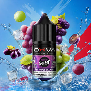 Flavour Beast x OXVA E Liquid - Fresh Triple Grape Ice (30ml)