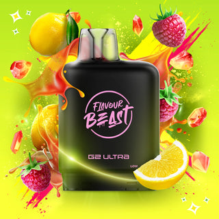 Flavour Beast Level X G2 Sour Gushin’ Series 50K S. Raspberry Lemon