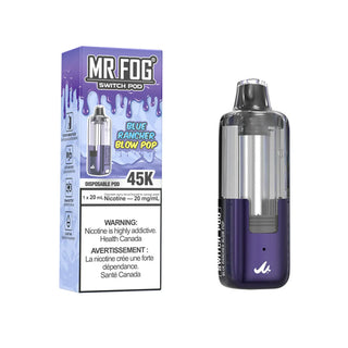 Mr. Fog Switch Pod 45K Blue Rancher Blow Pop