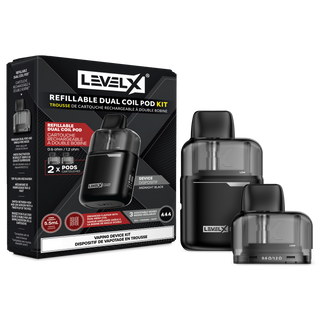 Level X Refillable Dual Coil Pod