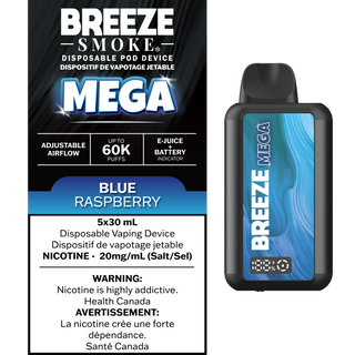 Breeze Mega 60K Blue Raspberry