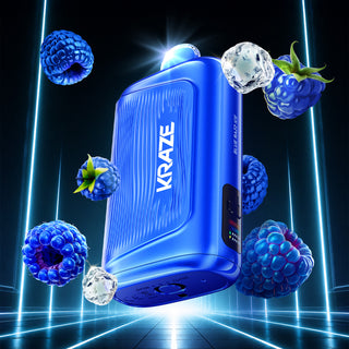 Kraze Giga 150K Blue Razz Ice