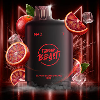 Flavour Beast Level X M Series 160K 40ml Pod - Bangin’ Blood Orange Iced