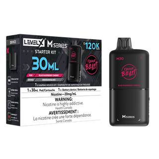 Flavour Beast Level X M Series Starter Kit 120K 30ml - Trippin’ Triple Berry