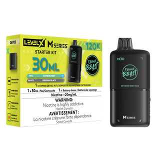 Flavour Beast Level X M Series Starter Kit 120K 30ml - Extreme Mint