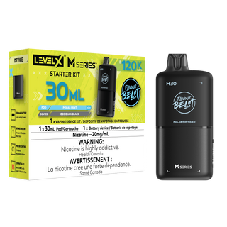 Flavour Beast Level X M Series Starter Kit 120K 30ml - Polar Mint