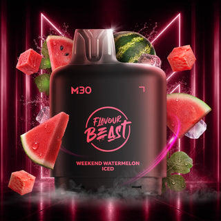 Flavour Beast Level X M Series 120K 30ml Pod - Weekend Watermelon Iced