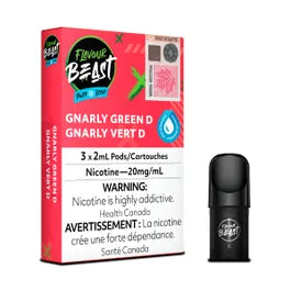 Flavour Beast Pod Pack Gnarly Green D Iced